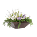 The Outdoor Plus Maya Hammered Copper Square Planter & Water Bowl
