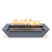 The Outdoor Plus Linear Maya GFRC Concrete Rectangular Gas Fire & Water Bowl – Natural Gas
