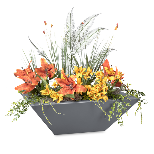 The Outdoor Plus Maya Powder Coat Square Planter Bowl