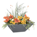 The Outdoor Plus Maya Powder Coat Square Planter Bowl