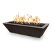The Outdoor Plus Linear Maya Powder Coat Rectangular Gas Fire Bowl – Liquid Propane