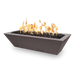 The Outdoor Plus Linear Maya Powder Coat Rectangular Gas Fire Bowl – Liquid Propane