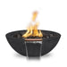 The Outdoor Plus Sedona 27-inch Wood Grain Round Gas Fire & Water Bowl – Liquid Propane