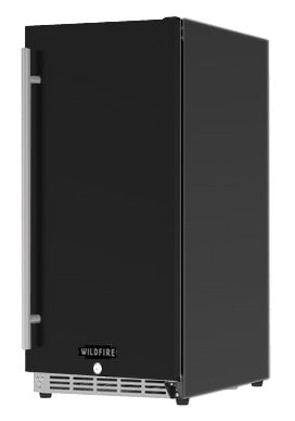 Wildfire 15" Black Stainless Steel Refrigerator Sleeve
