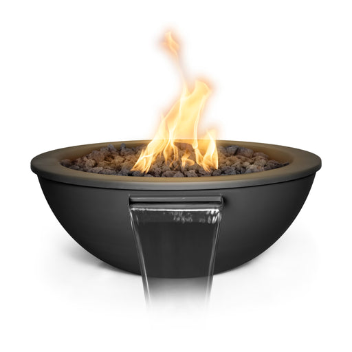 The Outdoor Plus Sedona Powder Coat Round Gas Fire & Water Bowl – Liquid Propane