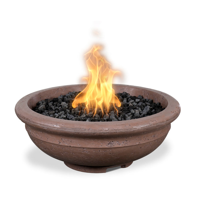 The Outdoor Plus Rodeo 36-inch GFRC Concrete Round Gas Fire Bowl – Liquid Propane