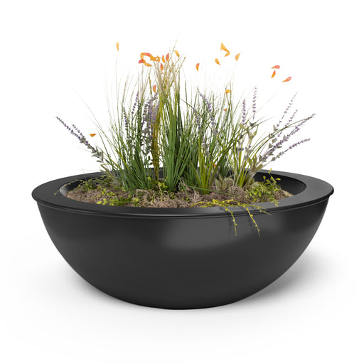 The Outdoor Plus Sedona Powder Coat Round Planter Bowl