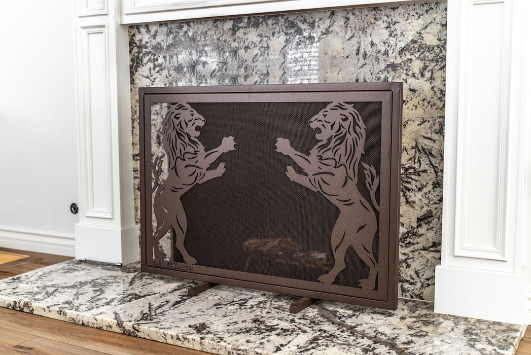 The Outdoor Plus 40-inch x 30-inch Decorative Fireplace Screen