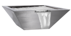 The Outdoor Plus Maya Stainless Steel Square Water Bowl