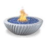 The Outdoor Plus Sedona 2.0 28-inch GFRC Concrete Round Gas Fire Bowl – Natural Gas