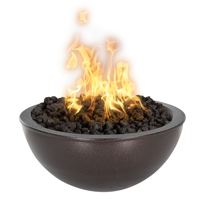 The Outdoor Plus Luna Powder Coat Round Gas Fire Bowl – Natural Gas