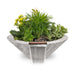 The Outdoor Plus Cazo Wood Grain Round Planter & Water Bowl