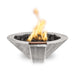 The Outdoor Plus Cazo Wood Grain Round Gas Fire & Water Bowl – Natural Gas