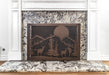 The Outdoor Plus 40-inch x 30-inch Decorative Fireplace Screen - Deer Country