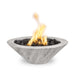The Outdoor Plus Cazo Wood Grain Round Gas Fire Bowl – Liquid Propane