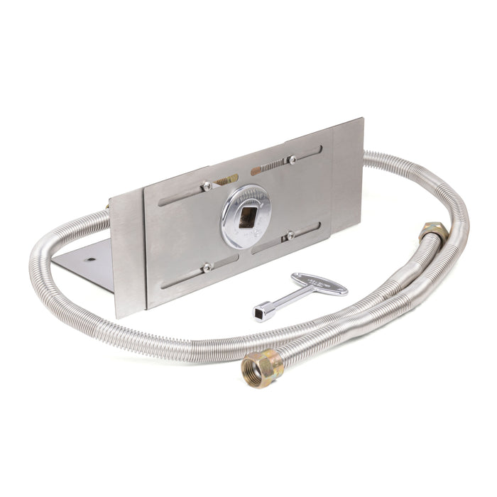 The Outdoor Plus Gas Kit with Adjustable Paver Bracket
