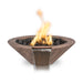 The Outdoor Plus Cazo Wood Grain Round Gas Fire & Water Bowl – Natural Gas