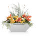 The Outdoor Plus Maya Powder Coat Square Planter & Water Bowl