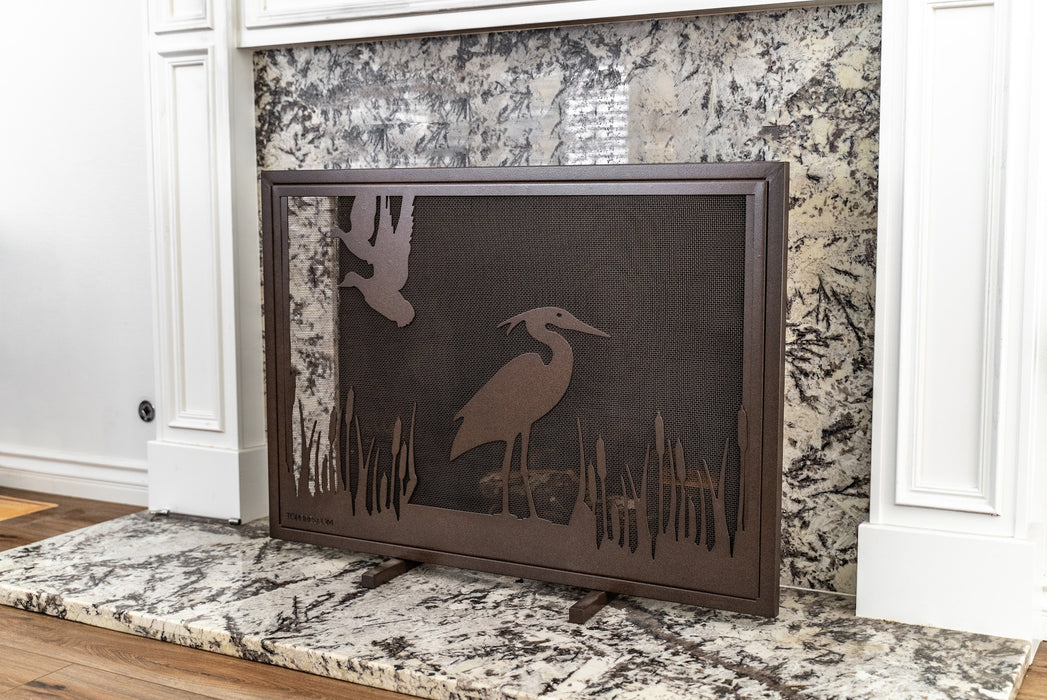The Outdoor Plus 40-inch x 30-inch Decorative Fireplace Screen
