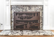 The Outdoor Plus 40-inch x 30-inch Decorative Fireplace Screen - Gone Fishin'