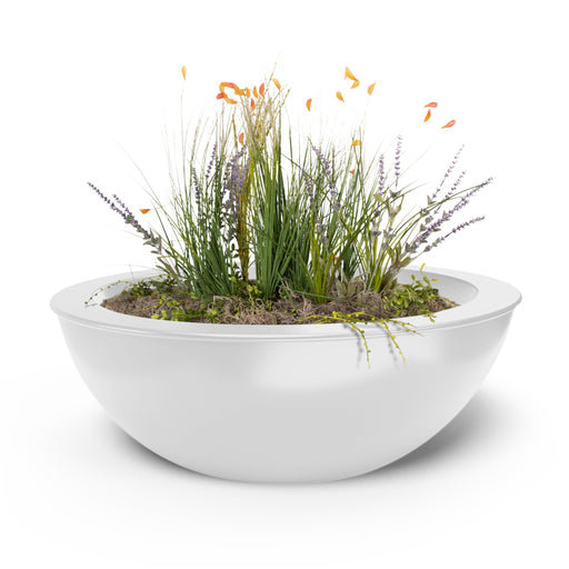The Outdoor Plus Sedona Powder Coat Round Planter Bowl