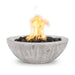 The Outdoor Plus Sedona 27-inch Wood Grain Round Gas Fire Bowl – Liquid Propane