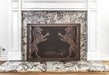 The Outdoor Plus 40-inch x 30-inch Decorative Fireplace Screen - Twin Lions