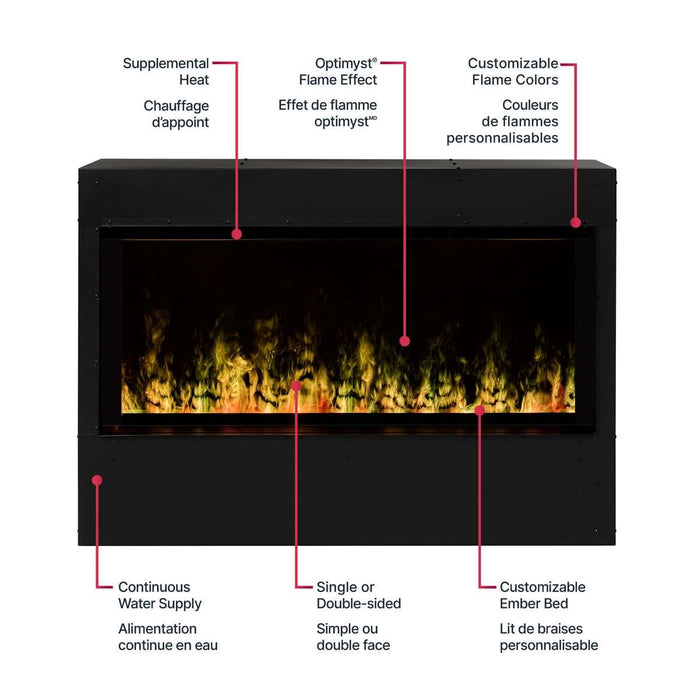 Dimplex Optimyst RGB Pro Box 40" Vapor Fireplace