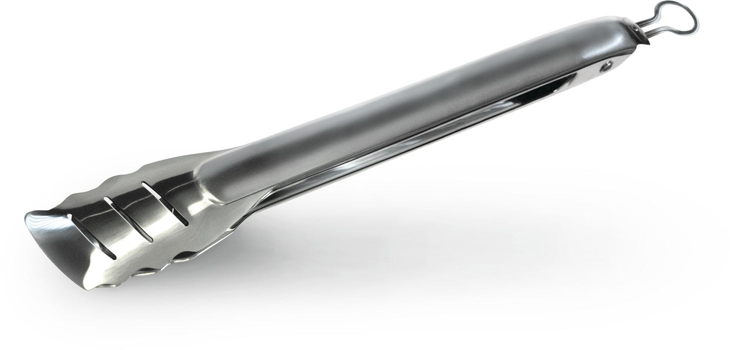 55011 PRO Stainless Steel Auto Locking Tongs – angled view