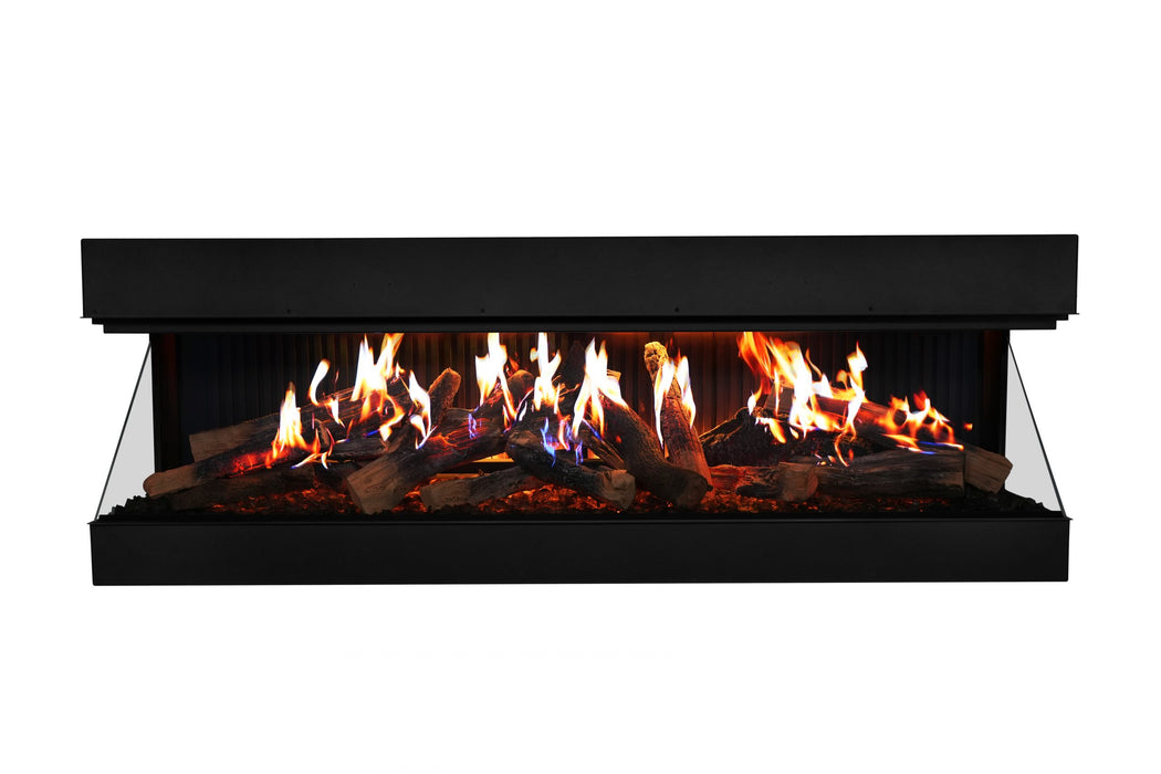 Amantii Signature MultiView Holo Electric Fireplace | 3-Sided Smart Holographic Fireplace