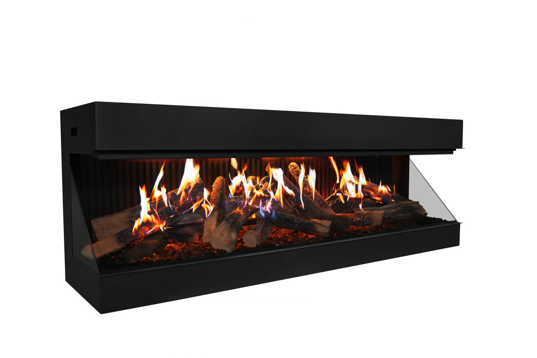 Amantii Signature MultiView Holo Electric Fireplace | 3-Sided Smart Holographic Fireplace