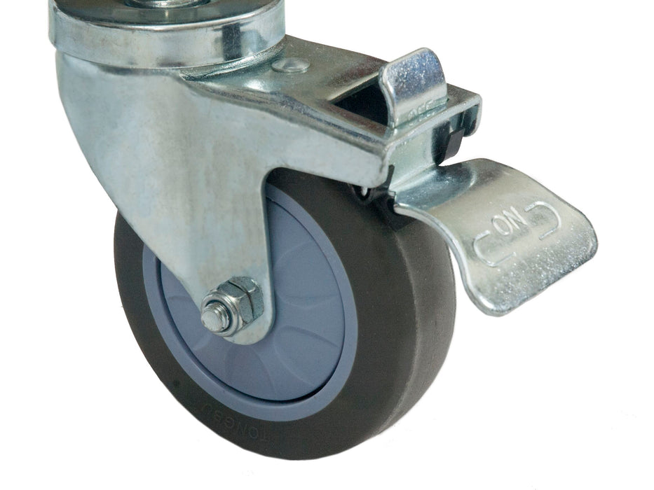 Primo All-In-One locking caster, close-up