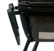 Primo Oval X-Large hinge and side shelf bracket, close-up