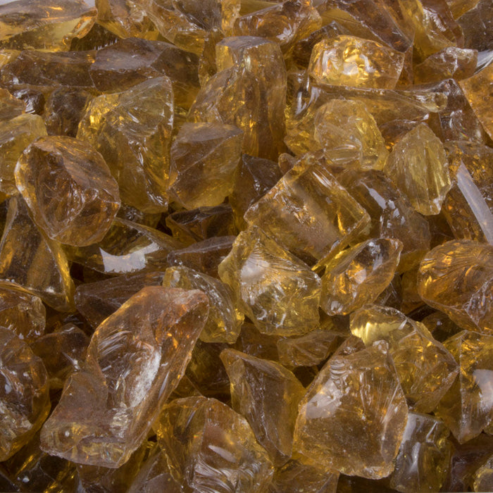 Amber Fire Glass