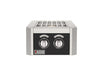 AOG double side burner with Forge Black accent color panel
