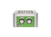 AOG double side burner with Frontier Green accent color panel