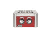 AOG double side burner with Patriot Red accent color panel