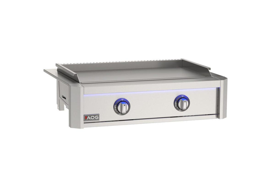 American Outdoor Grill 30" L-Series built-in griddle, lid off