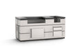 AOG 30 inch GFRC island bundle, White Aspen base finish
