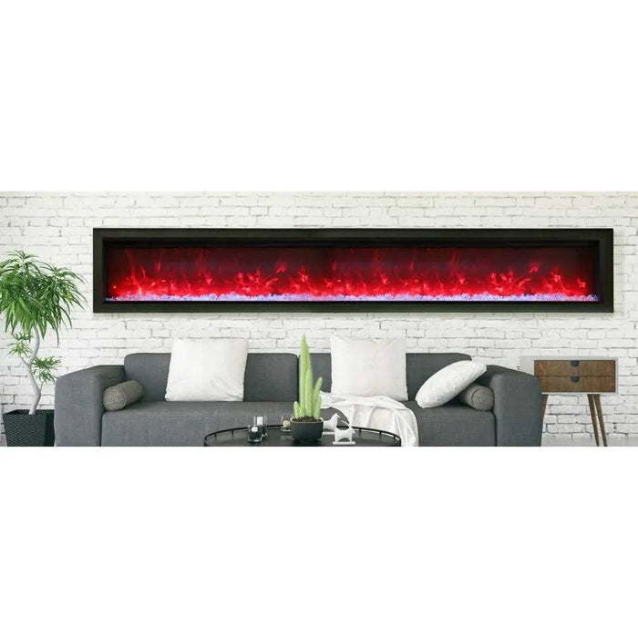 Amantii 100" Symmetry-B Built-in Electric Fireplace Amantii