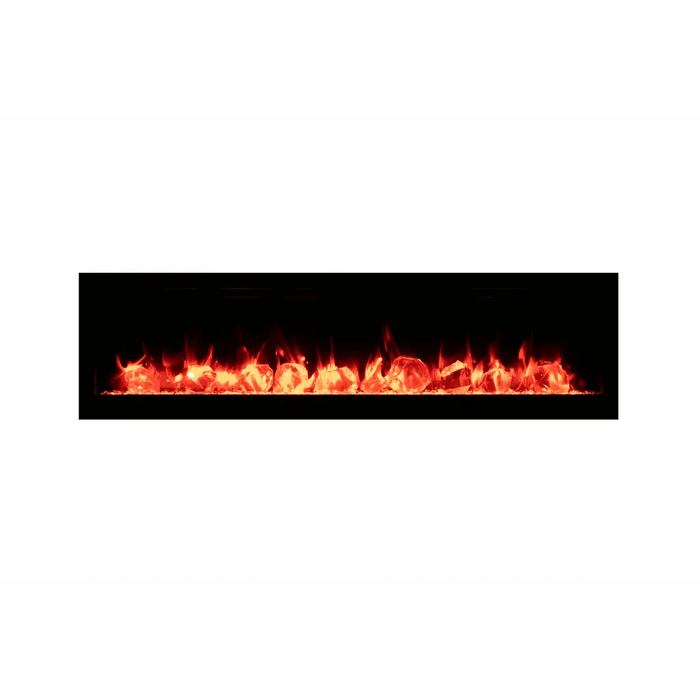 Amantii 100" Symmetry Built-in Smart WiFi Electric Fireplace Amantii