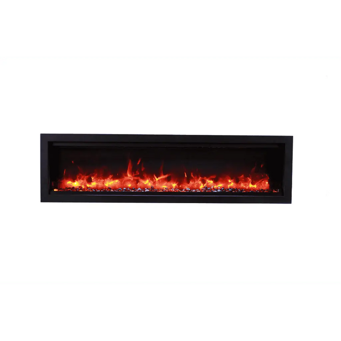 Amantii 100" Symmetry Built-in Smart WiFi Electric Fireplace Amantii