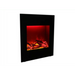 Amantii 24" Zero Clearance Electric Fireplace with Black Glass Surround and Log Set Amantii