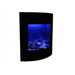 Amantii 24" Zero Clearance Electric Fireplace with Black Glass Surround and Log Set Amantii