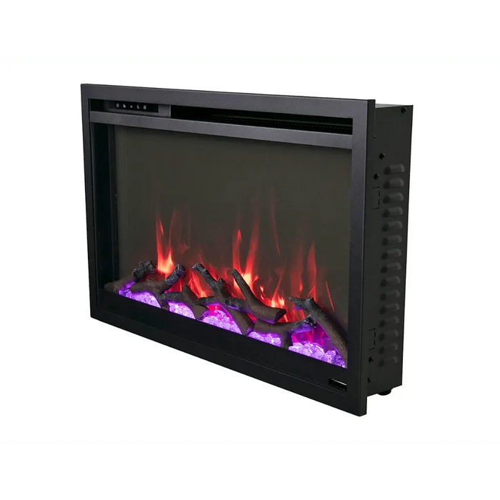 Amantii 30" Traditional Xtraslim Smart Electric Fireplace Amantii