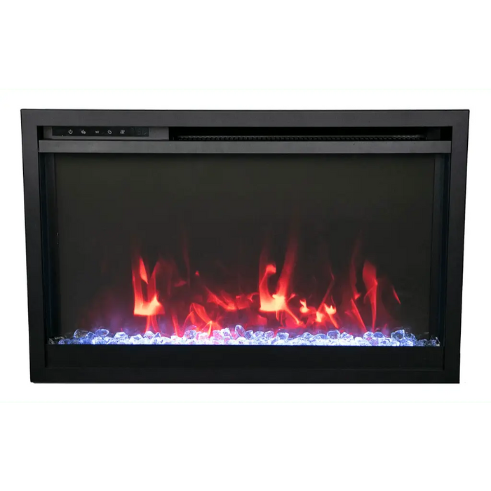 Amantii 33" Traditional Xtraslim Smart Electric Fireplace Amantii