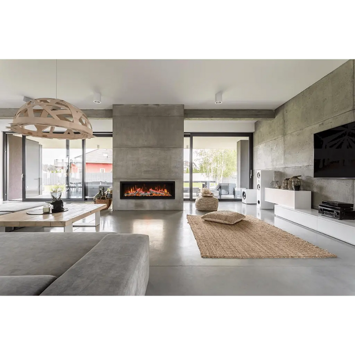 Amantii 34" Symmetry Built-in Smart WiFi Electric Fireplace Amantii