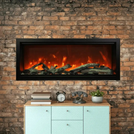 Amantii 34" Symmetry Extra Tall Built-in Smart WiFi Electric Fireplace Amantii