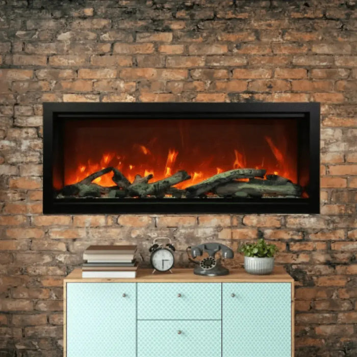 Amantii 34" Symmetry Extra Tall Built-in Smart WiFi Electric Fireplace Amantii