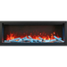 Amantii 34" Symmetry Extra Tall Built-in Smart WiFi Electric Fireplace Amantii